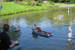 Schaufahren in Hamburg Planten und Blomen