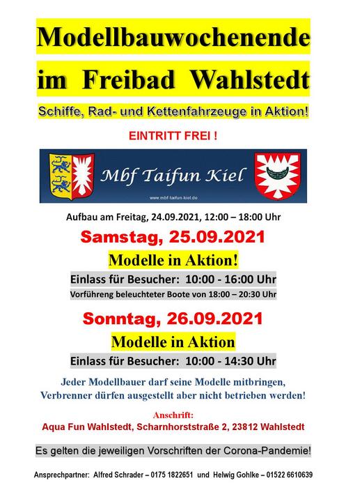 Modellbautage im Freibad Wahlstedt @ AQUA FUN